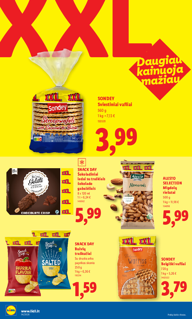 lidl - MAISTO PREKIŲ PASIŪLYMAI (2026-03-30 - 2026-04-05) - page: 28