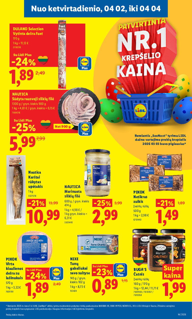lidl - MAISTO PREKIŲ PASIŪLYMAI (2026-03-30 - 2026-04-05) - page: 33