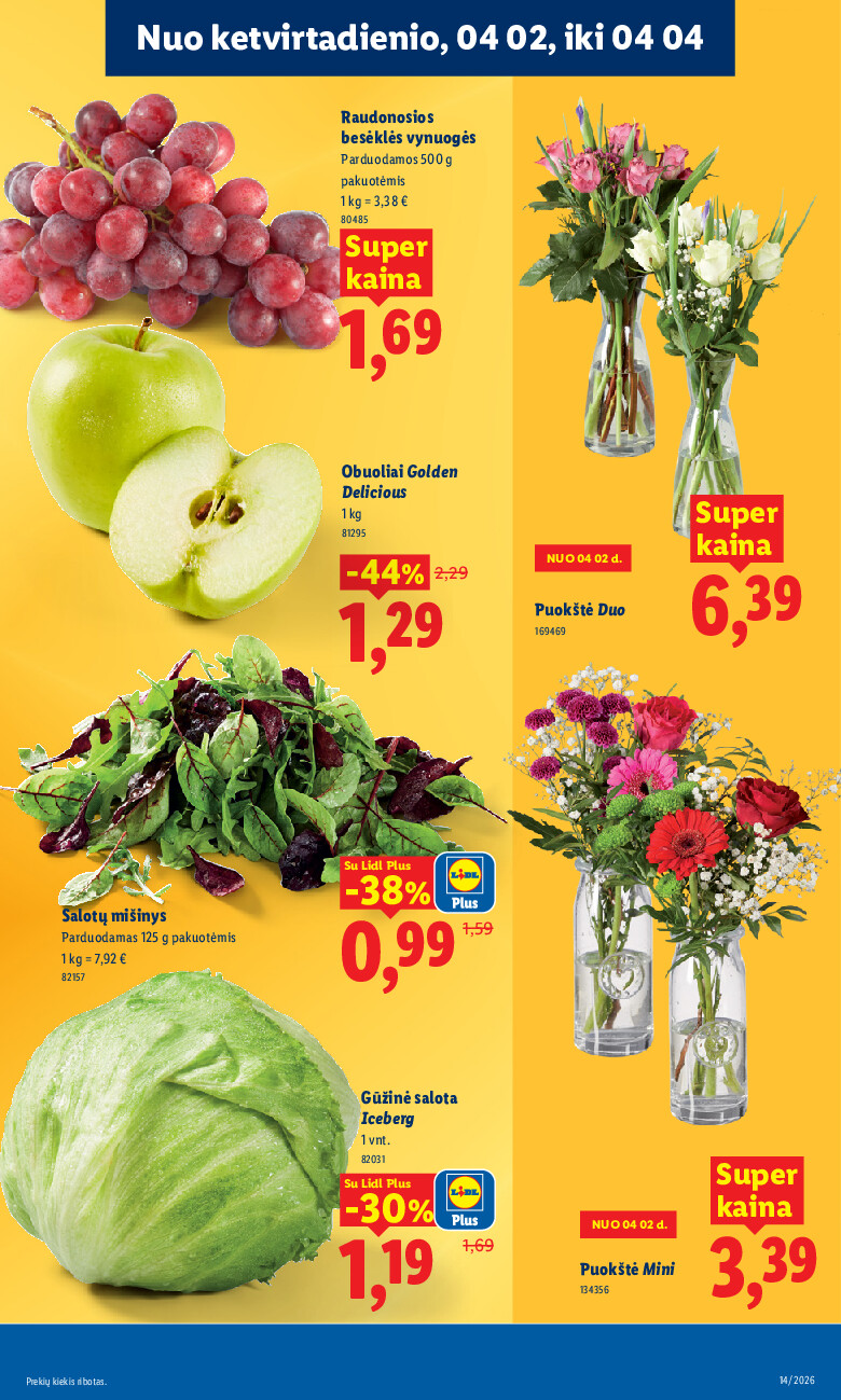 lidl - MAISTO PREKIŲ PASIŪLYMAI (2026-03-30 - 2026-04-05) - page: 37