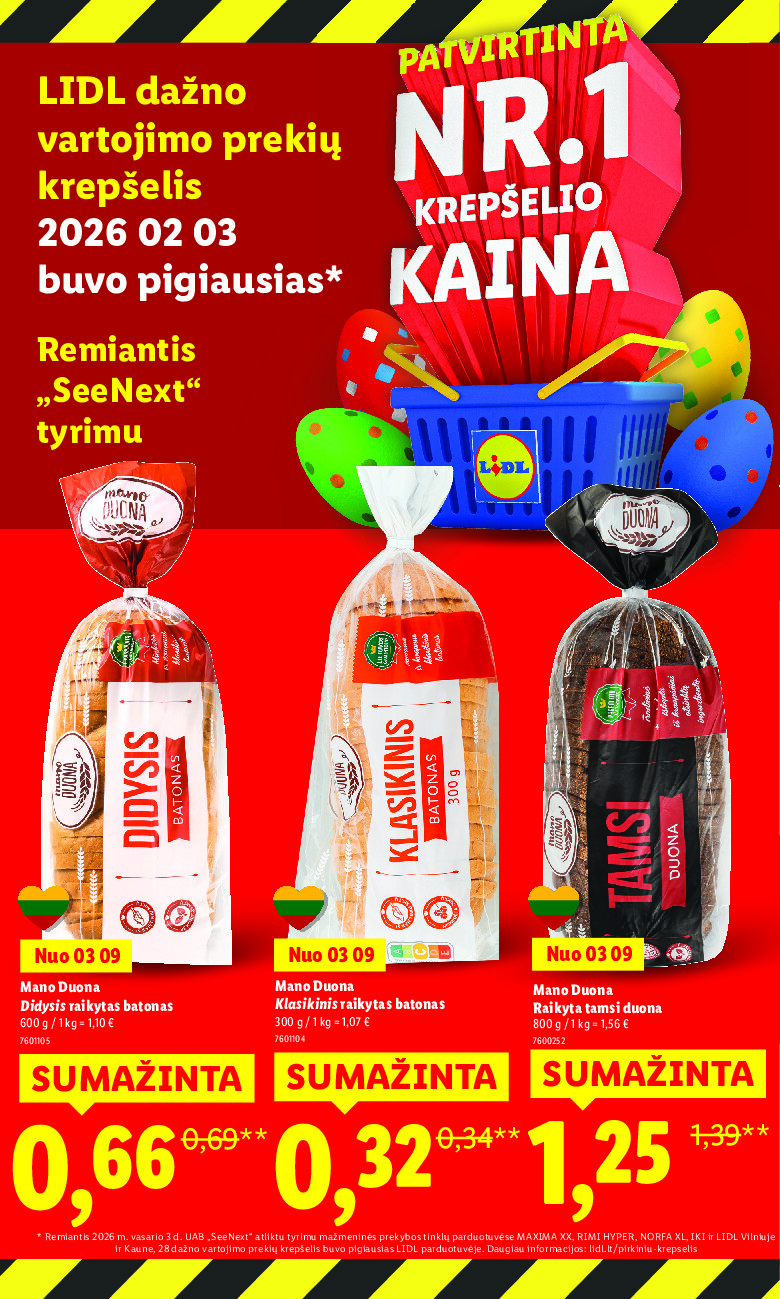 lidl - Ne akcija, o nauja kaina (2026-01-05 - 2026-03-30) - page: 12
