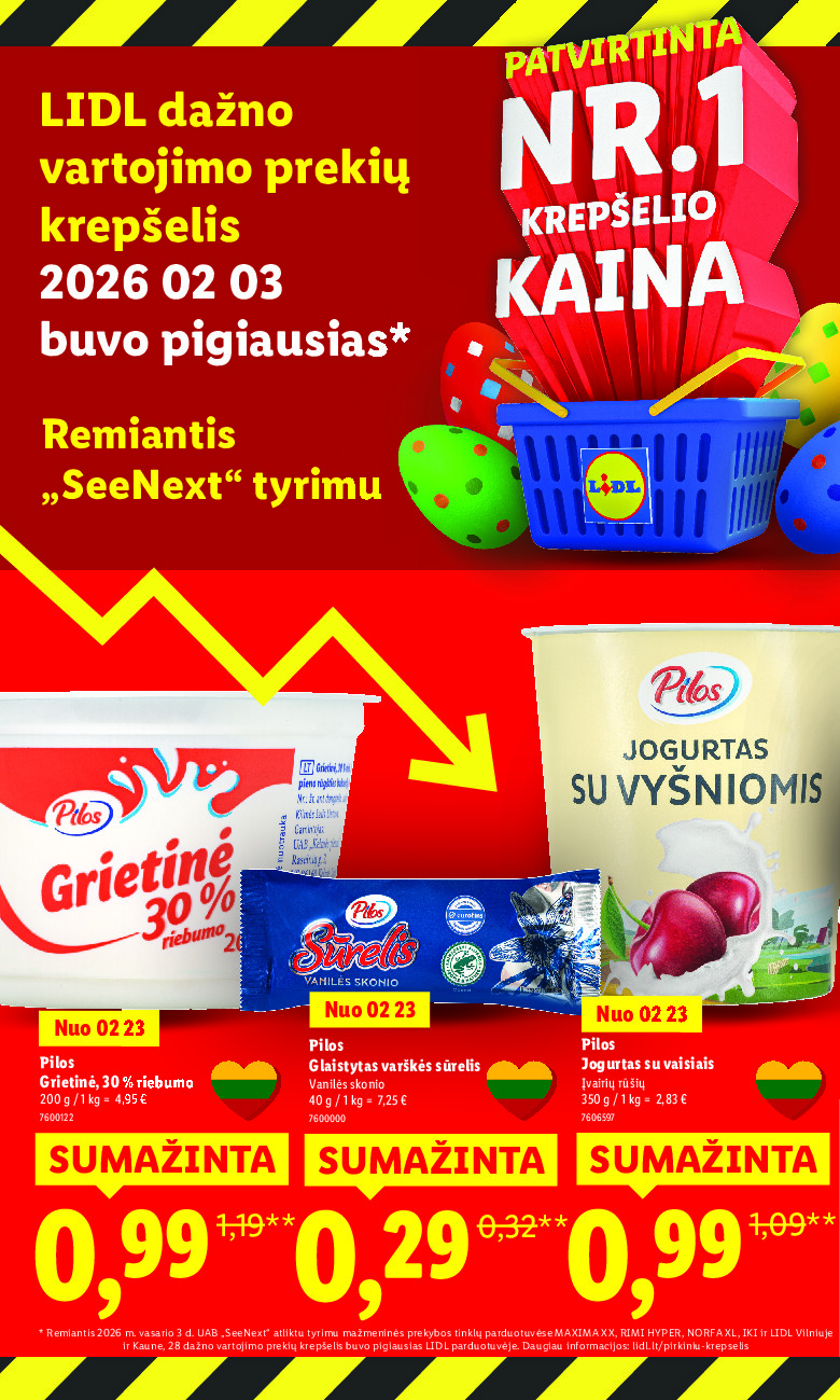 lidl - Ne akcija, o nauja kaina (2026-01-05 - 2026-03-30) - page: 22
