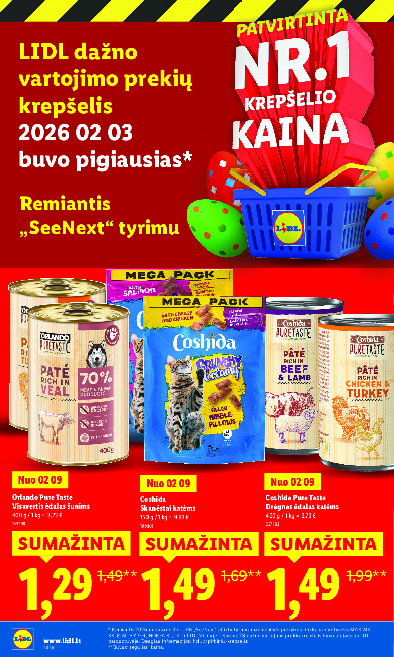 lidl - Ne akcija, o nauja kaina (2026-01-05 - 2026-03-30) - page: 34