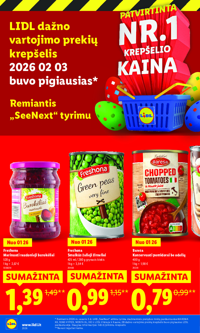 lidl - Ne akcija, o nauja kaina (2026-01-05 - 2026-03-30) - page: 40
