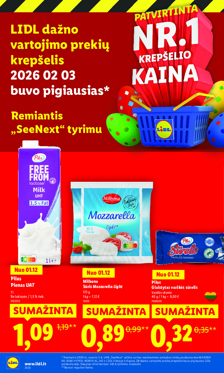 lidl - Ne akcija, o nauja kaina (2026-01-05 - 2026-03-30) - page: 50