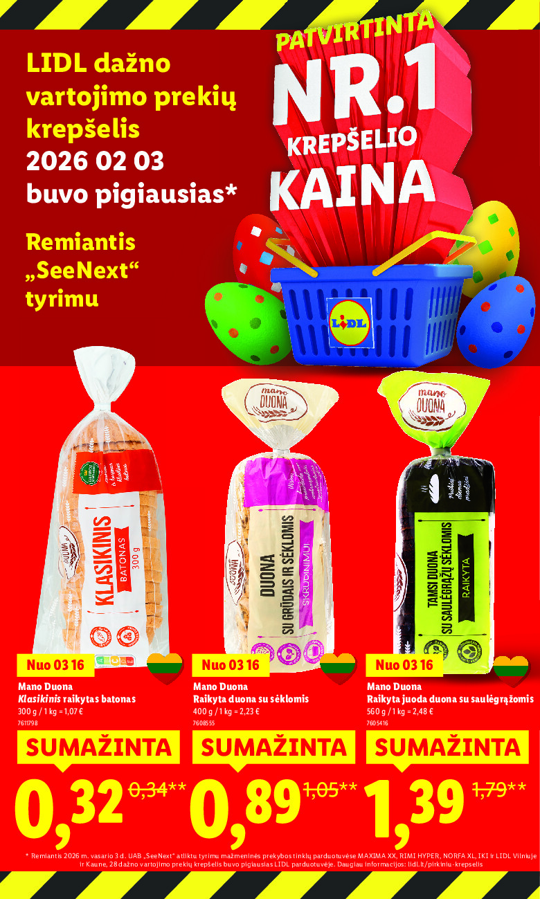 lidl - Ne akcija, o nauja kaina (2026-01-05 - 2026-03-30) - page: 6