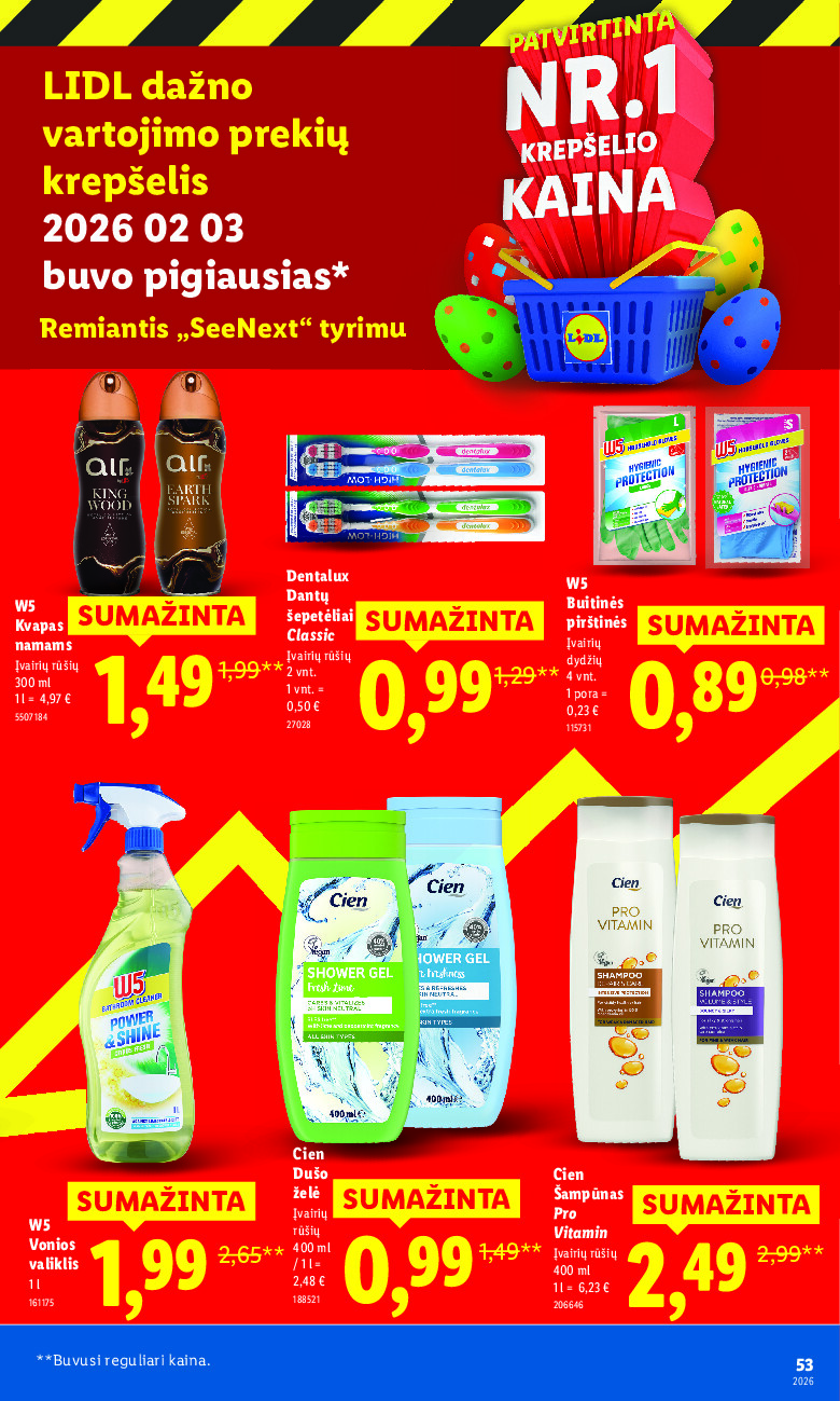 lidl - Ne akcija, o nauja kaina (2026-01-05 - 2026-03-30) - page: 53