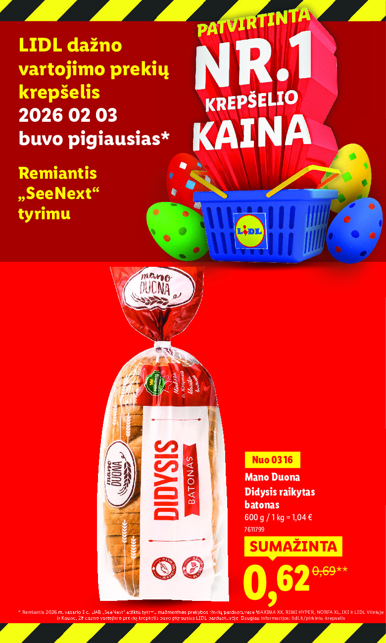 lidl - Ne akcija, o nauja kaina (2026-01-05 - 2026-03-30) - page: 10