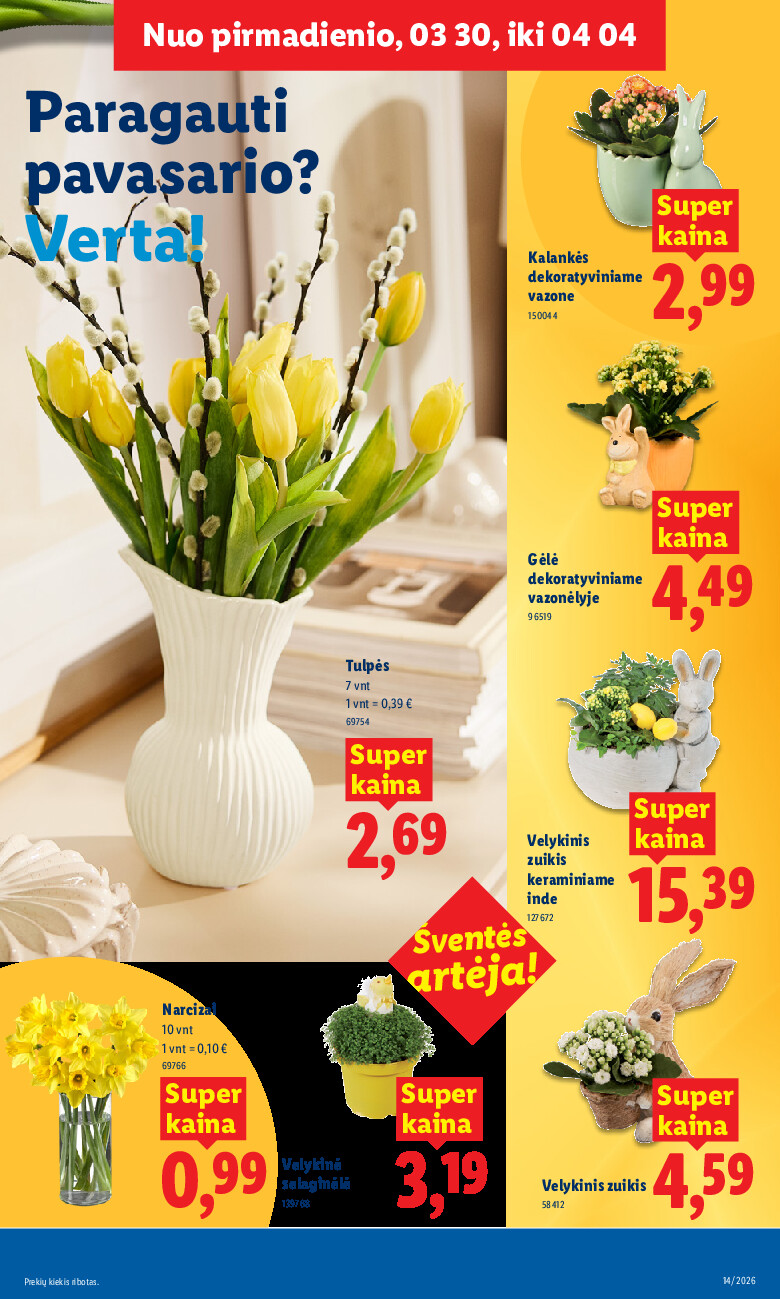 lidl - MAISTO PREKIŲ PASIŪLYMAI (2026-03-30 - 2026-04-05) - page: 13