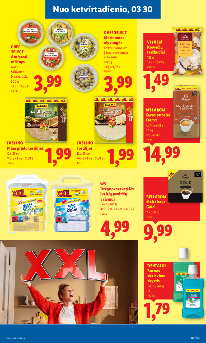 lidl - MAISTO PREKIŲ PASIŪLYMAI (2026-03-30 - 2026-04-05) - page: 29