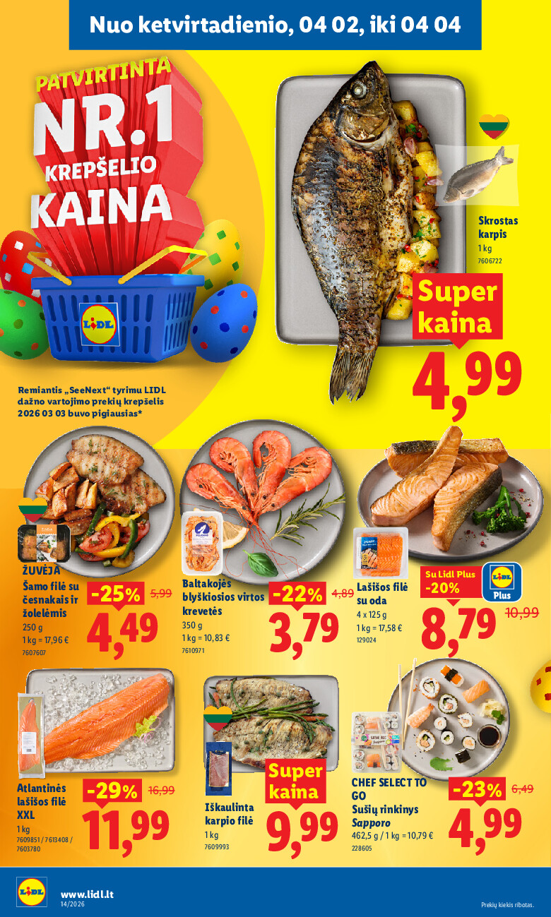 lidl - MAISTO PREKIŲ PASIŪLYMAI (2026-03-30 - 2026-04-05) - page: 40