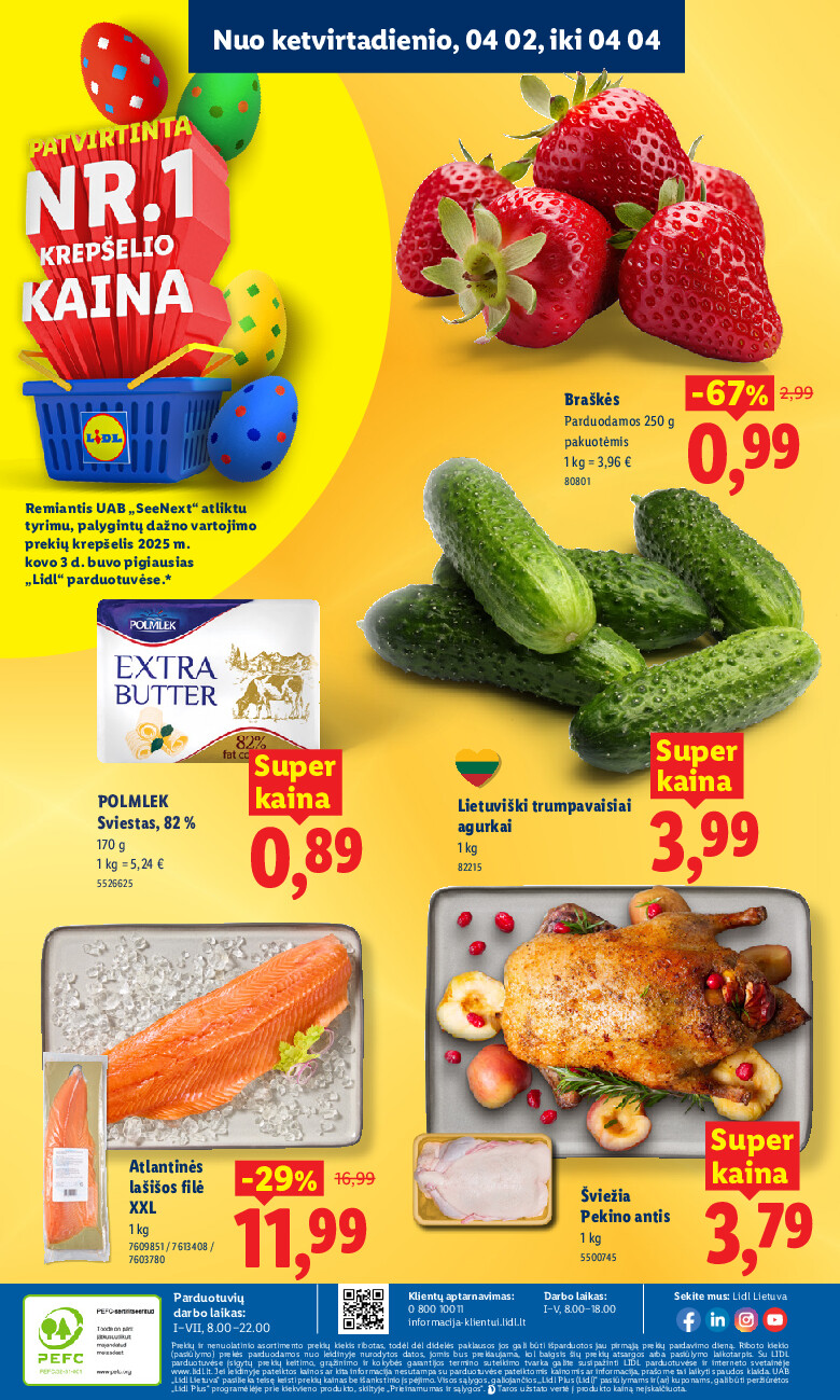 lidl - MAISTO PREKIŲ PASIŪLYMAI (2026-03-30 - 2026-04-05) - page: 42