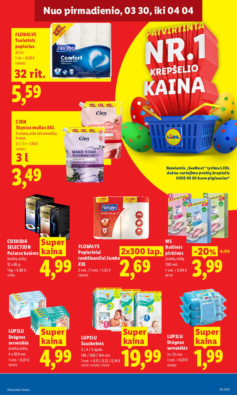lidl - MAISTO PREKIŲ PASIŪLYMAI (2026-03-30 - 2026-04-05) - page: 23