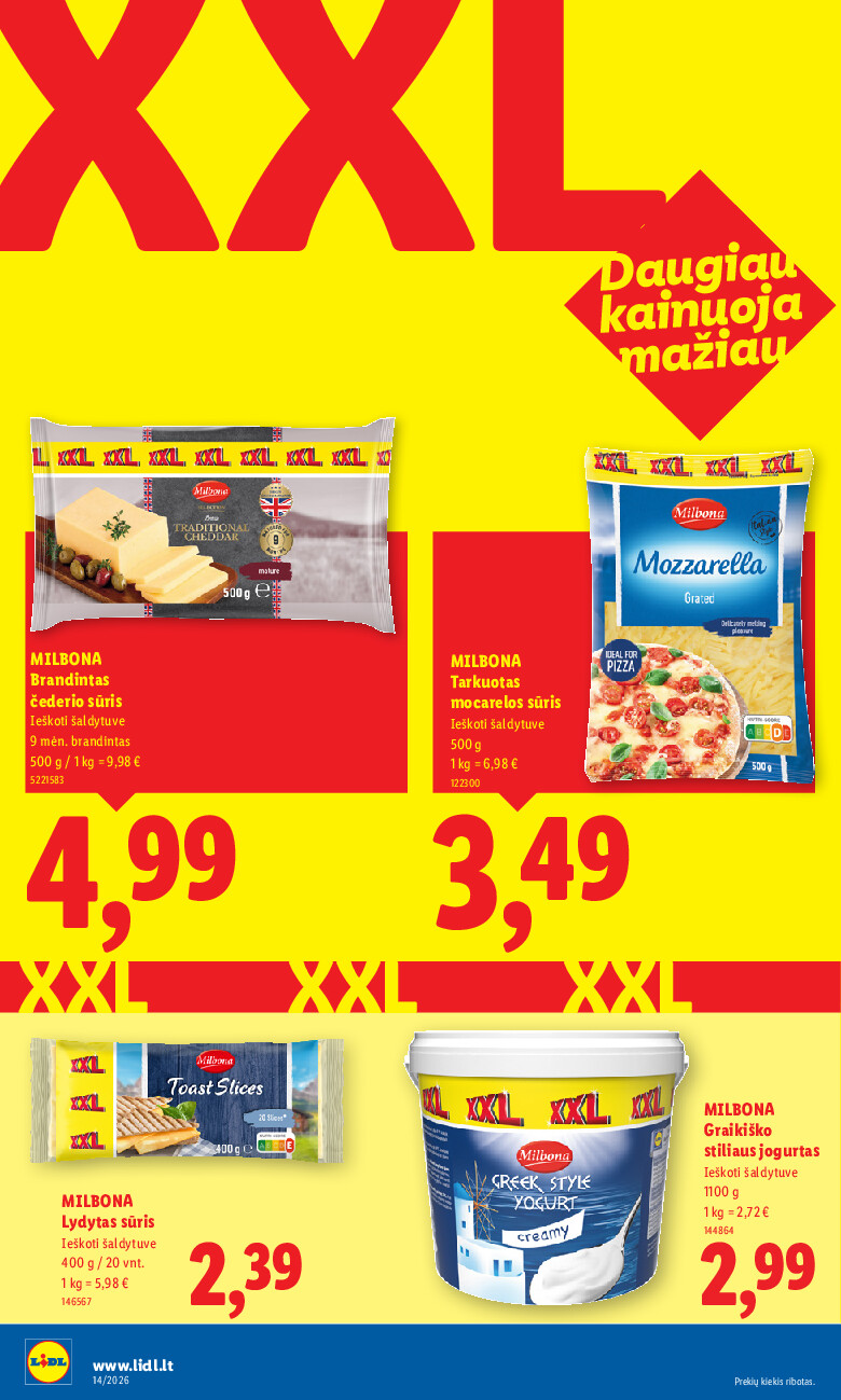 lidl - MAISTO PREKIŲ PASIŪLYMAI (2026-03-30 - 2026-04-05) - page: 26