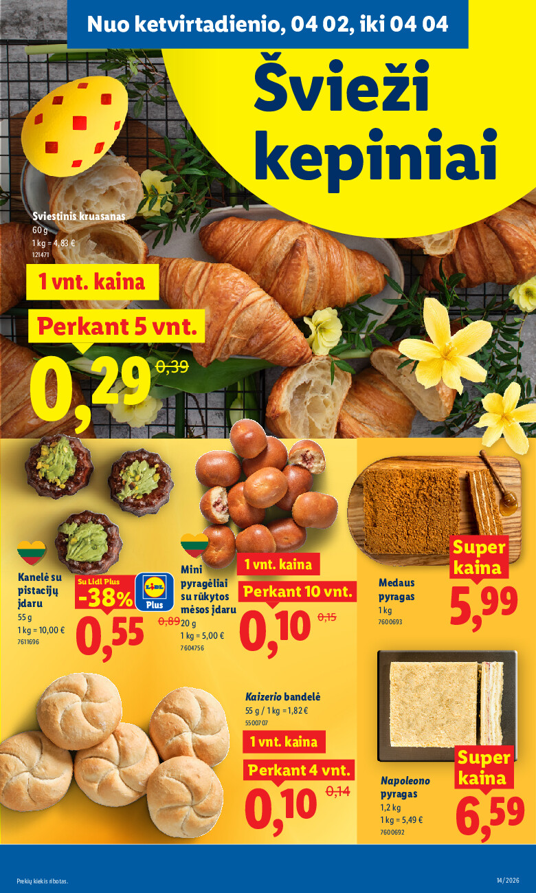 lidl - MAISTO PREKIŲ PASIŪLYMAI (2026-03-30 - 2026-04-05) - page: 35