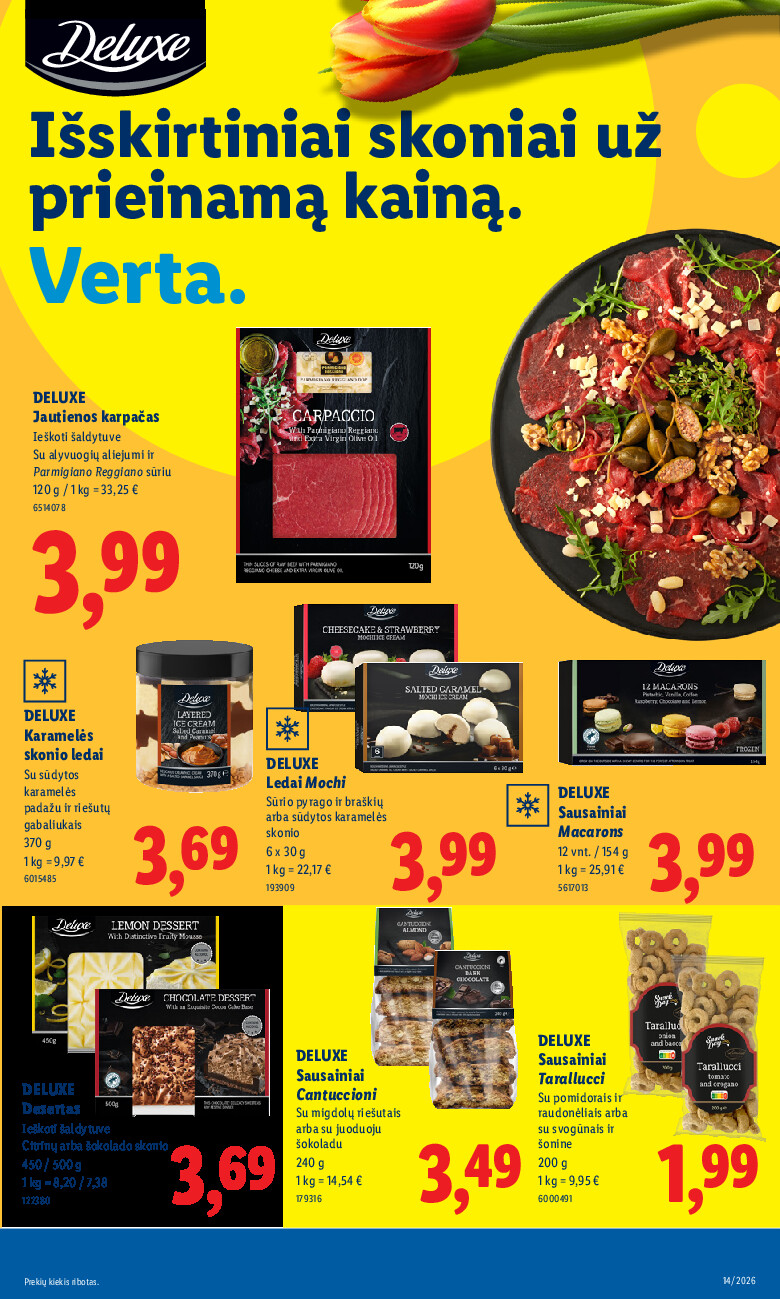 lidl - MAISTO PREKIŲ PASIŪLYMAI (2026-03-30 - 2026-04-05) - page: 9