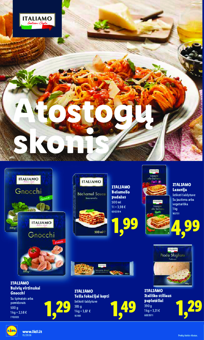 lidl - MAISTO PREKIŲ PASIŪLYMAI (2026-04-06 - 2026-04-12) - page: 12