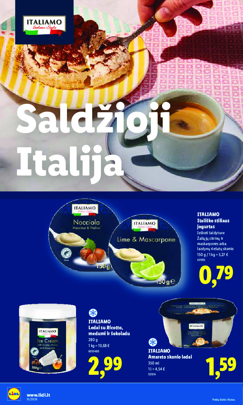 lidl - MAISTO PREKIŲ PASIŪLYMAI (2026-04-06 - 2026-04-12) - page: 16