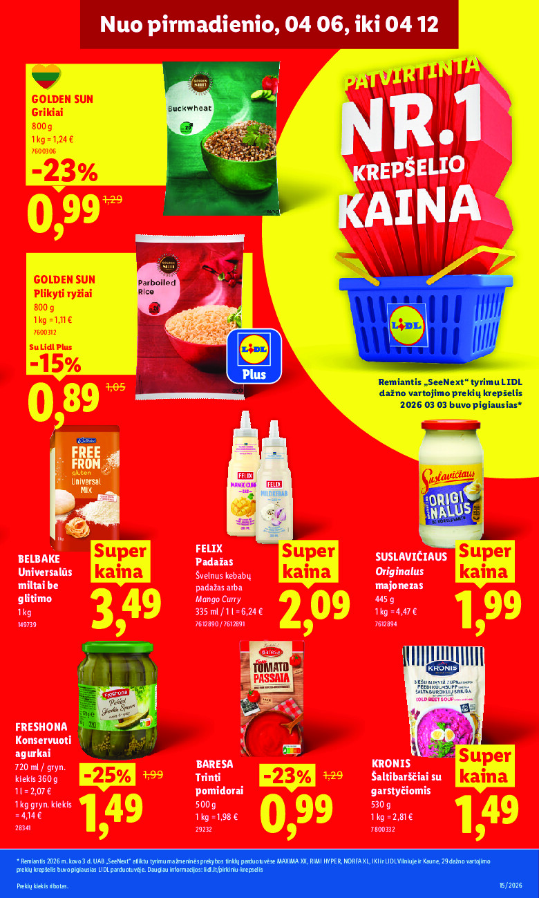 lidl - MAISTO PREKIŲ PASIŪLYMAI (2026-04-06 - 2026-04-12) - page: 21