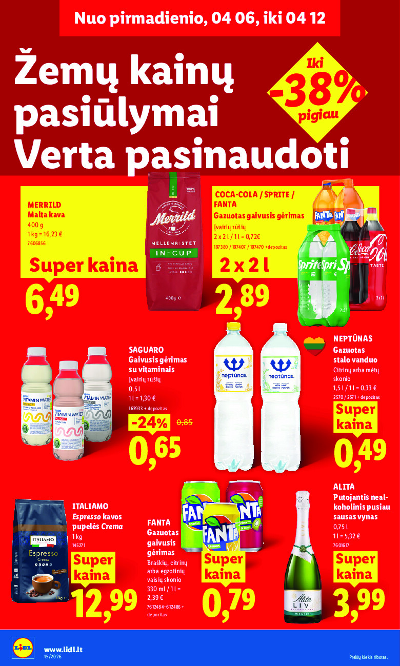 lidl - MAISTO PREKIŲ PASIŪLYMAI (2026-04-06 - 2026-04-12) - page: 22