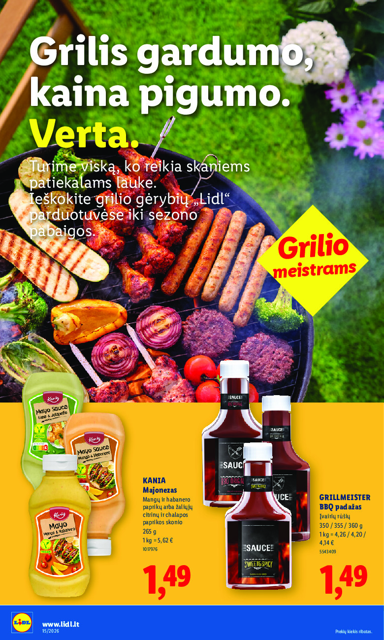 lidl - MAISTO PREKIŲ PASIŪLYMAI (2026-04-06 - 2026-04-12) - page: 24