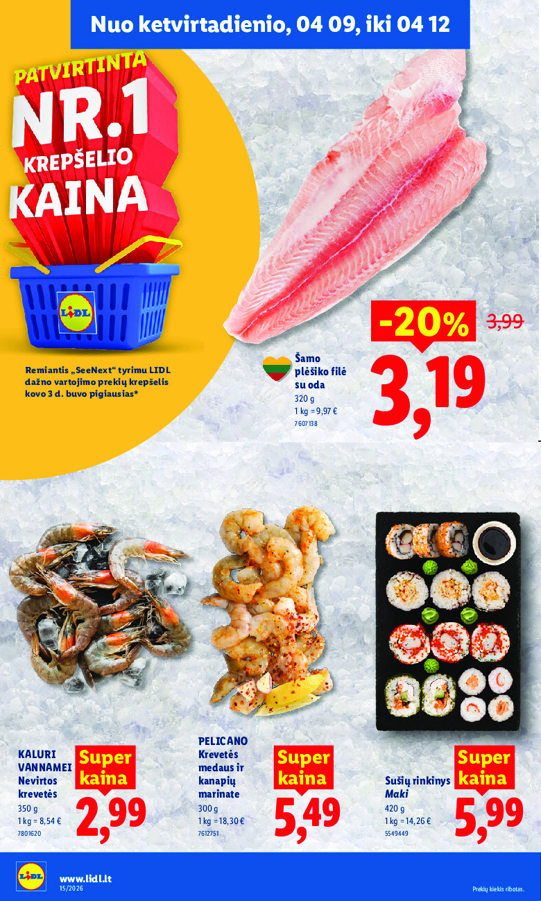 lidl - MAISTO PREKIŲ PASIŪLYMAI (2026-04-06 - 2026-04-12) - page: 38