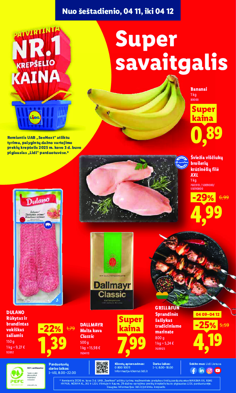 lidl - MAISTO PREKIŲ PASIŪLYMAI (2026-04-06 - 2026-04-12) - page: 40