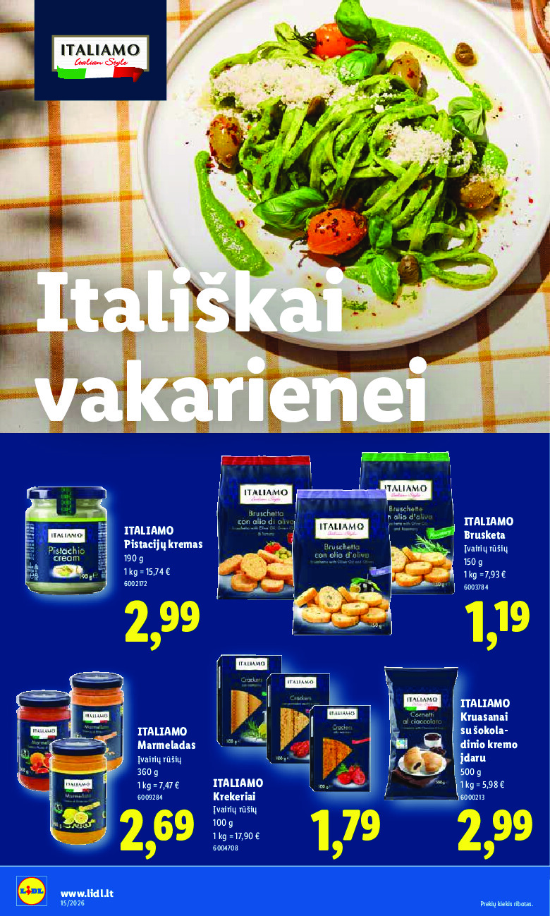 lidl - MAISTO PREKIŲ PASIŪLYMAI (2026-04-06 - 2026-04-12) - page: 14