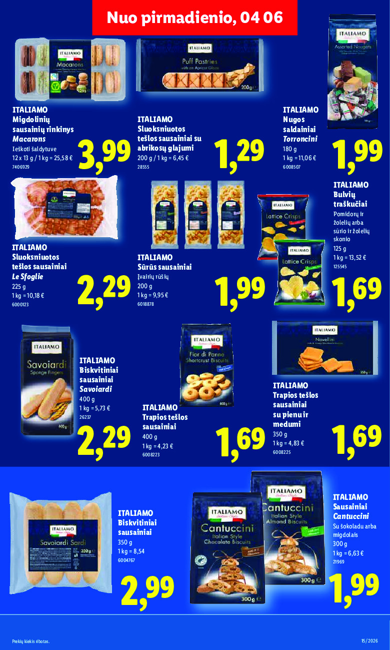 lidl - MAISTO PREKIŲ PASIŪLYMAI (2026-04-06 - 2026-04-12) - page: 17