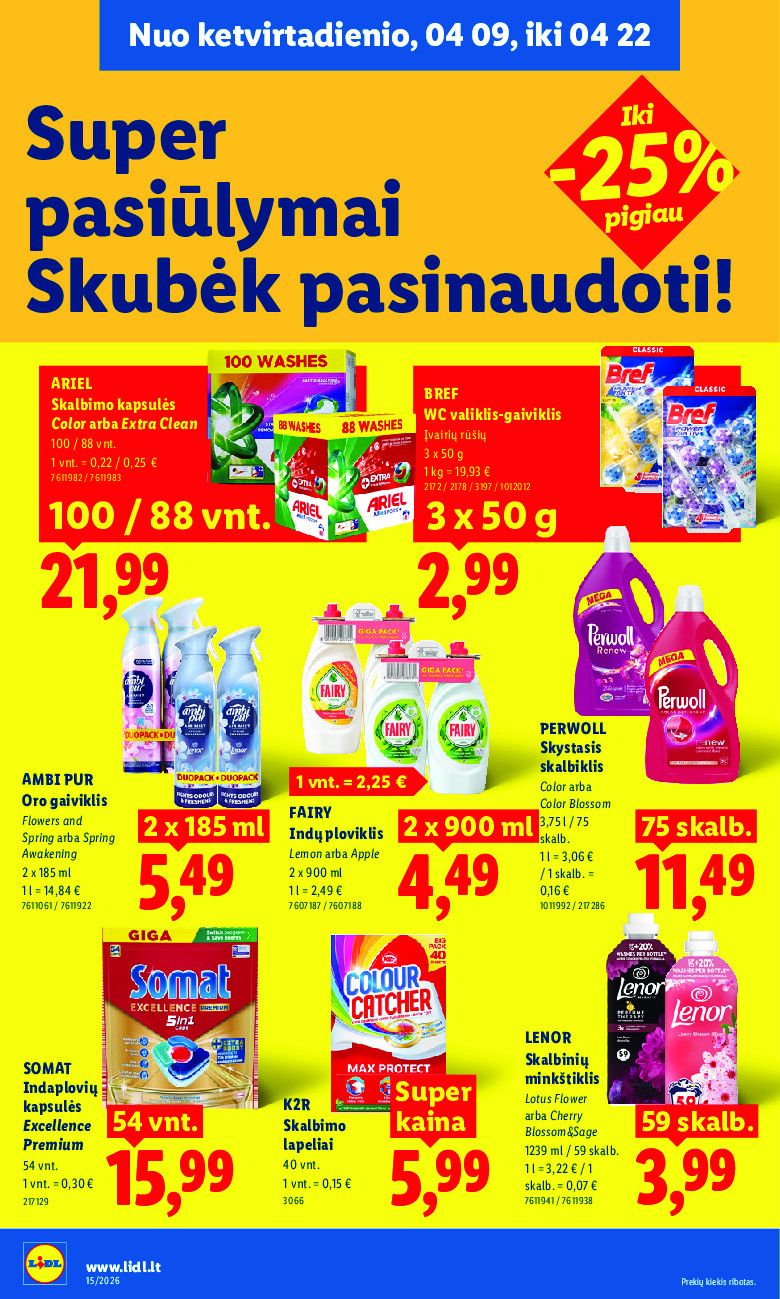 lidl - MAISTO PREKIŲ PASIŪLYMAI (2026-04-06 - 2026-04-12) - page: 28