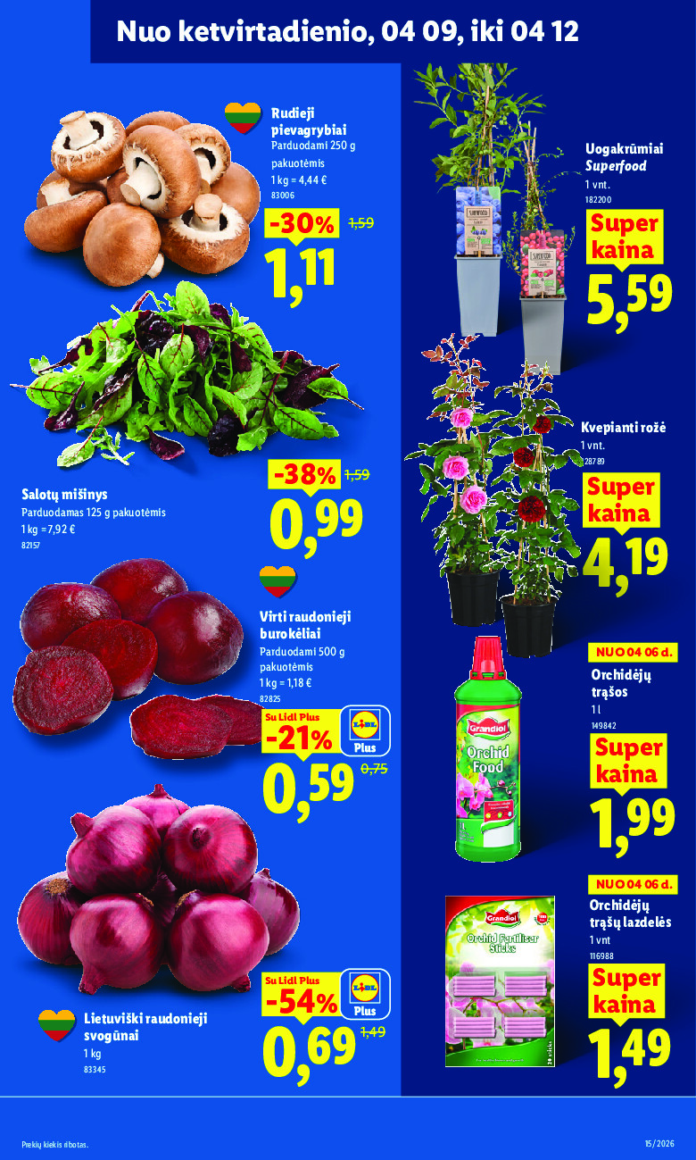 lidl - MAISTO PREKIŲ PASIŪLYMAI (2026-04-06 - 2026-04-12) - page: 37