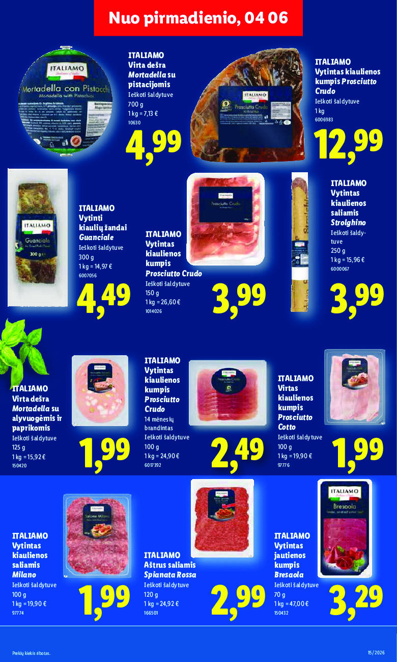 lidl - MAISTO PREKIŲ PASIŪLYMAI (2026-04-06 - 2026-04-12) - page: 9