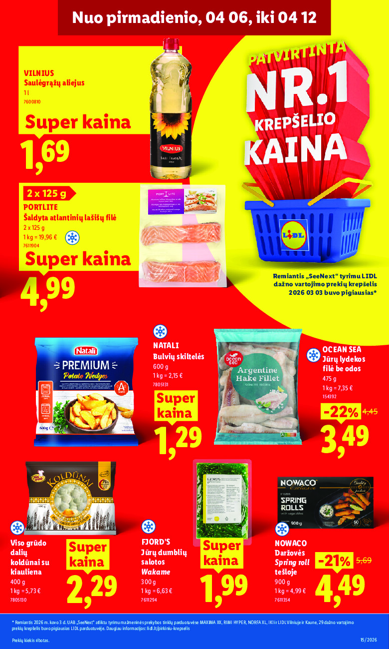 lidl - MAISTO PREKIŲ PASIŪLYMAI (2026-04-06 - 2026-04-12) - page: 19