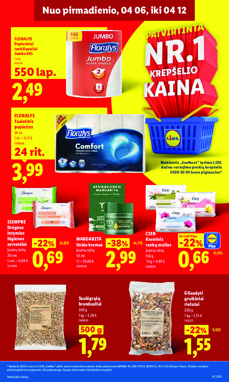 lidl - MAISTO PREKIŲ PASIŪLYMAI (2026-04-06 - 2026-04-12) - page: 23