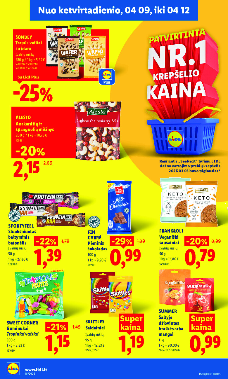 lidl - MAISTO PREKIŲ PASIŪLYMAI (2026-04-06 - 2026-04-12) - page: 34