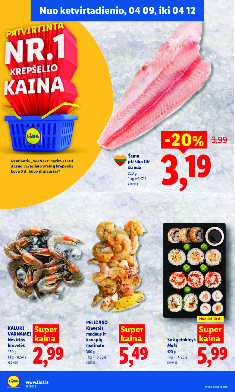 lidl - MAISTO PREKIŲ PASIŪLYMAI (2026-04-06 - 2026-04-12) - page: 38
