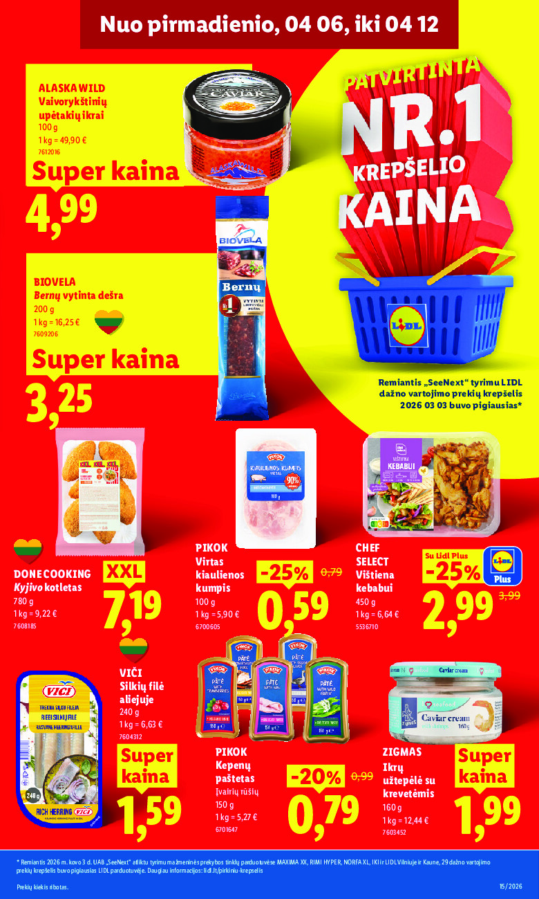 lidl - MAISTO PREKIŲ PASIŪLYMAI (2026-04-06 - 2026-04-12) - page: 7