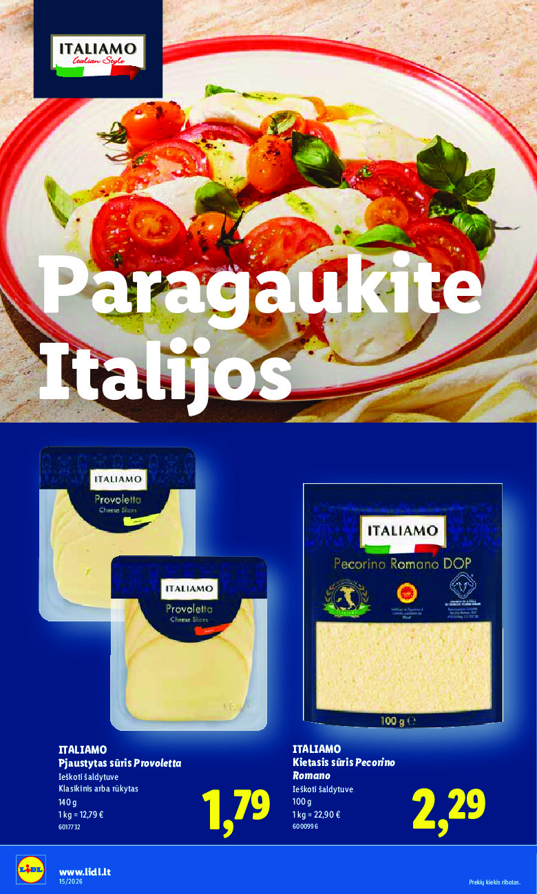lidl - MAISTO PREKIŲ PASIŪLYMAI (2026-04-06 - 2026-04-12) - page: 10
