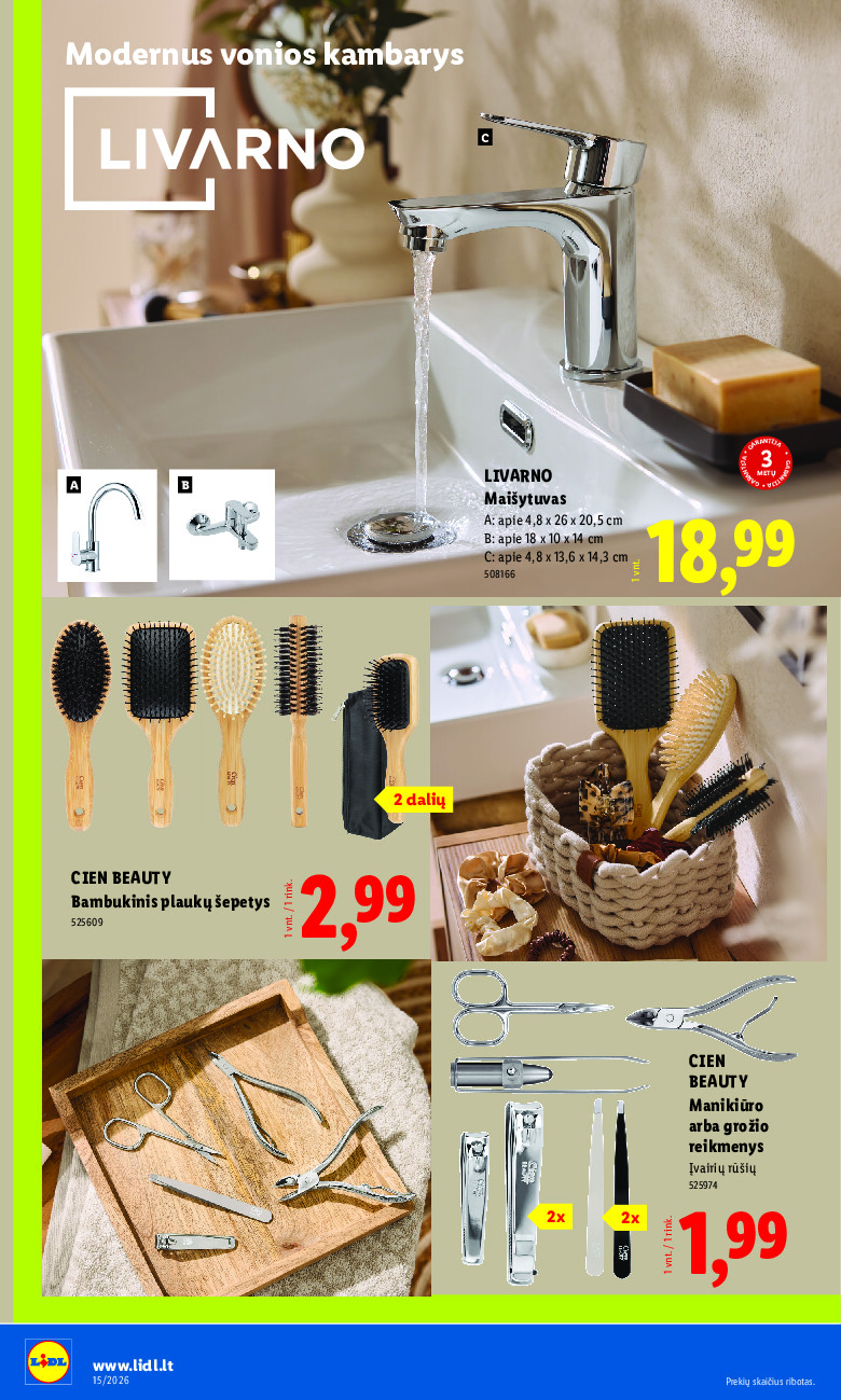 lidl - NE MAISTO PREKIŲ PASIŪLYMAI (2026-04-06 - 2026-04-12) - page: 12