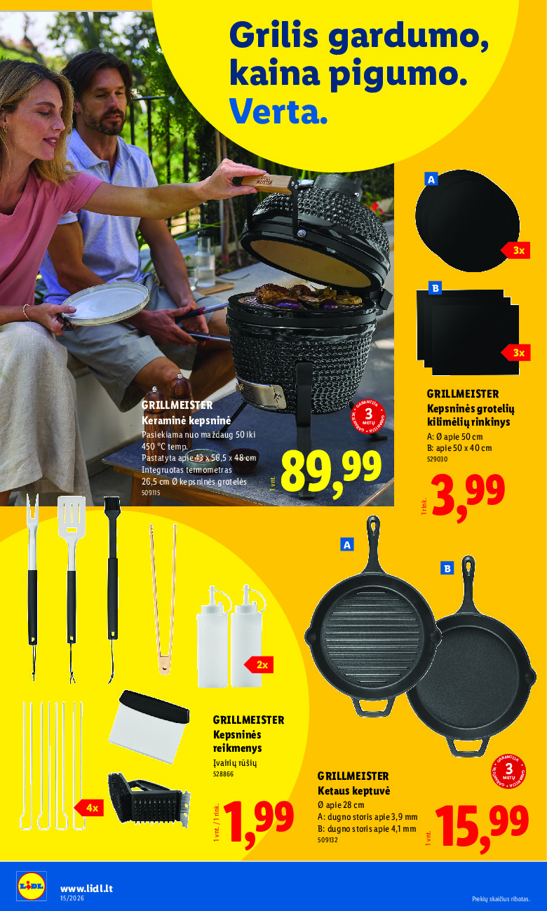 lidl - NE MAISTO PREKIŲ PASIŪLYMAI (2026-04-06 - 2026-04-12) - page: 16