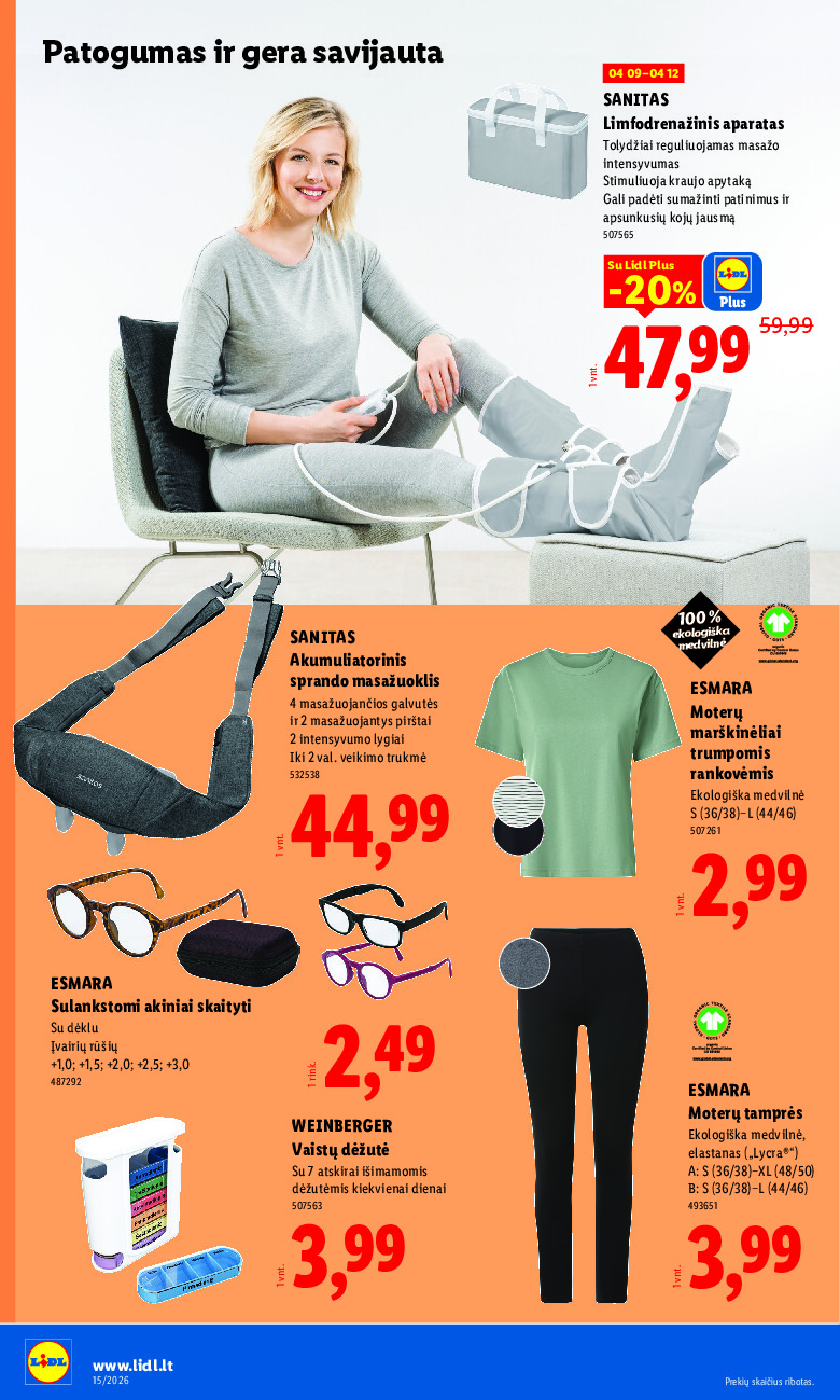 lidl - NE MAISTO PREKIŲ PASIŪLYMAI (2026-04-06 - 2026-04-12) - page: 18