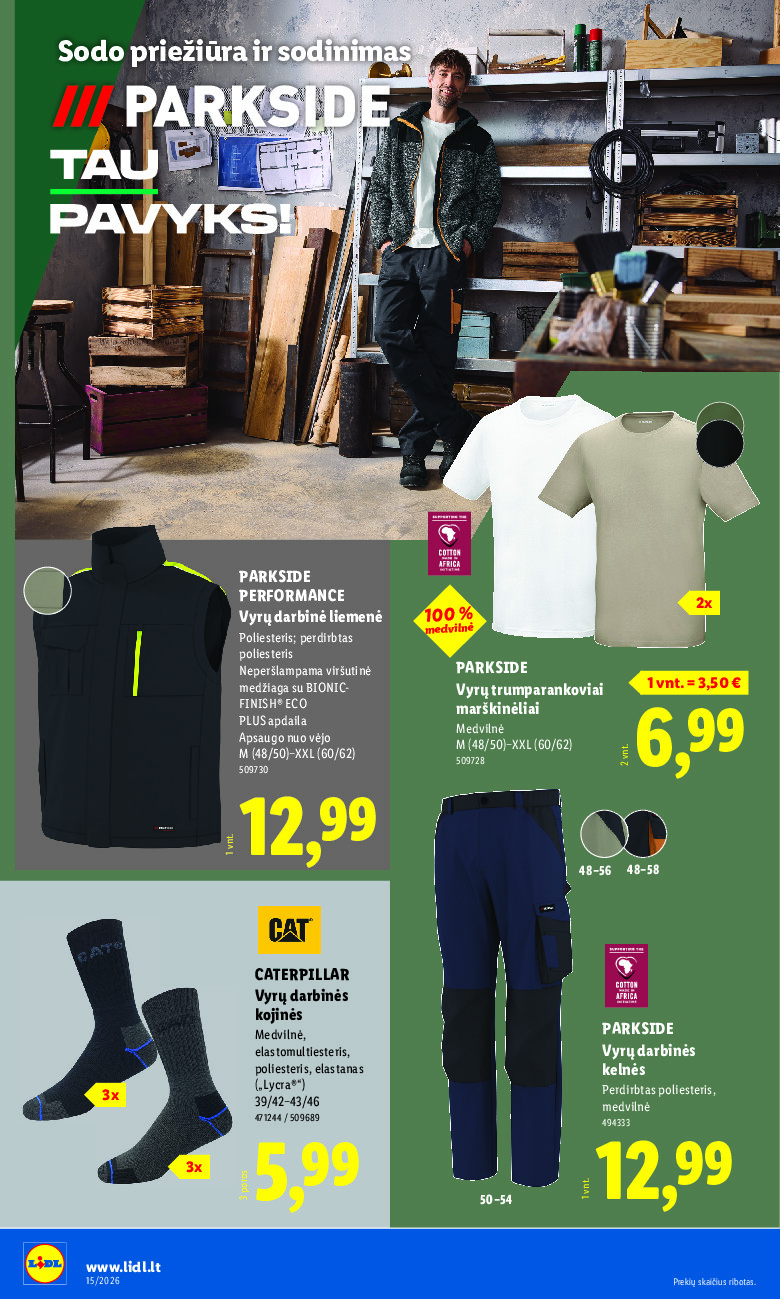 lidl - NE MAISTO PREKIŲ PASIŪLYMAI (2026-04-06 - 2026-04-12) - page: 8