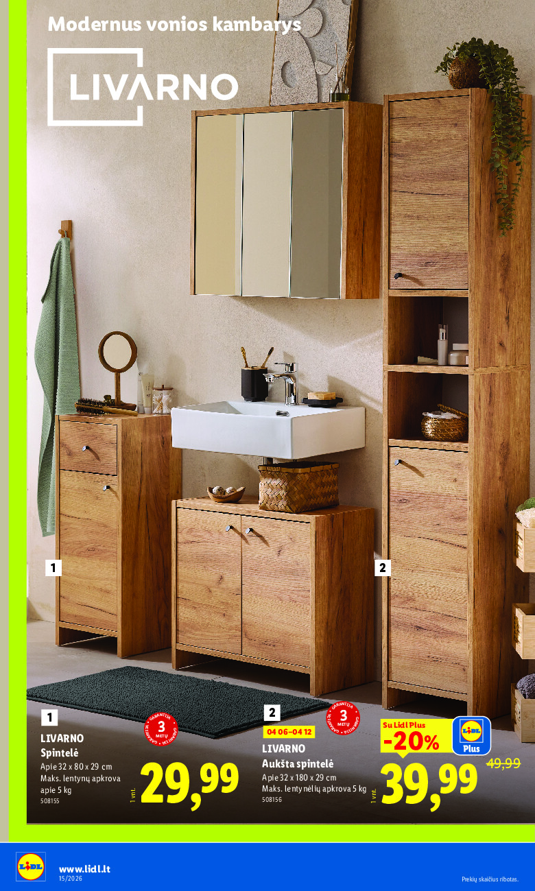lidl - NE MAISTO PREKIŲ PASIŪLYMAI (2026-04-06 - 2026-04-12) - page: 10