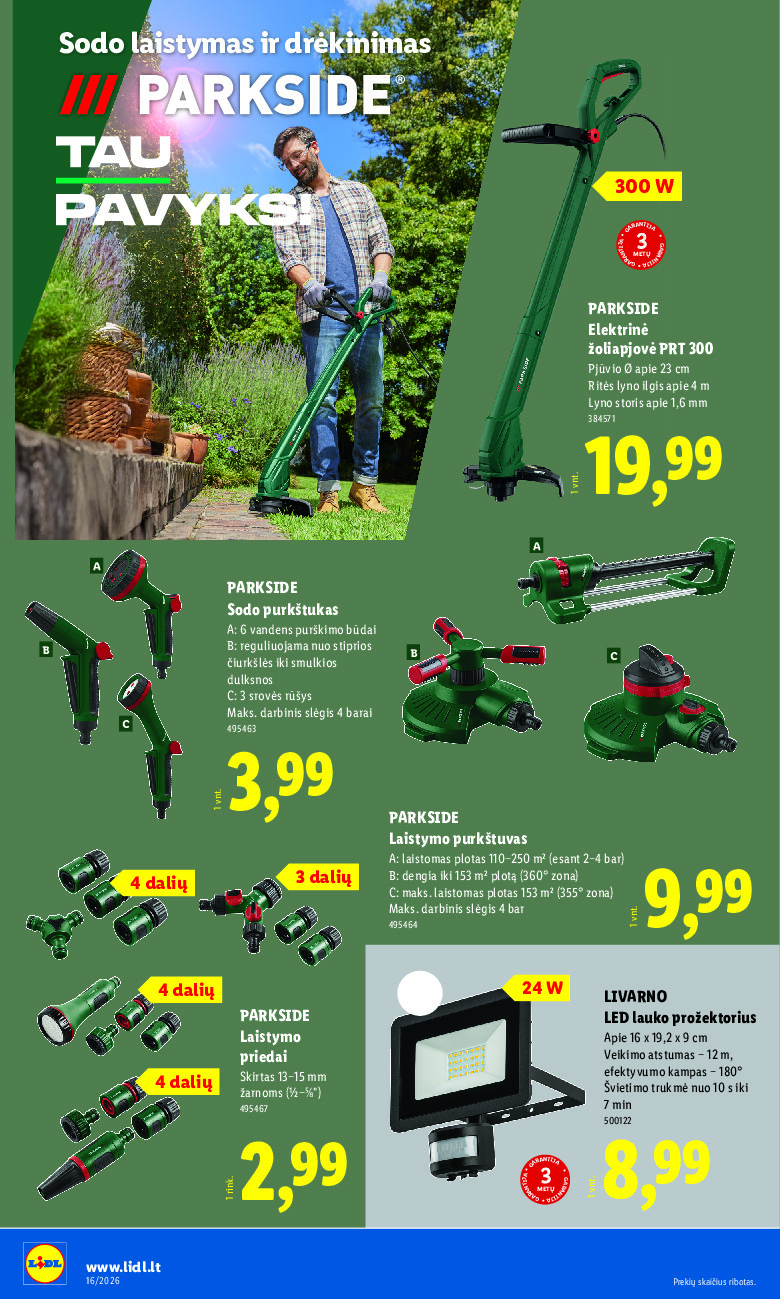lidl - NE MAISTO PREKIŲ PASIŪLYMAI (2026-04-13 - 2026-04-19) - page: 20