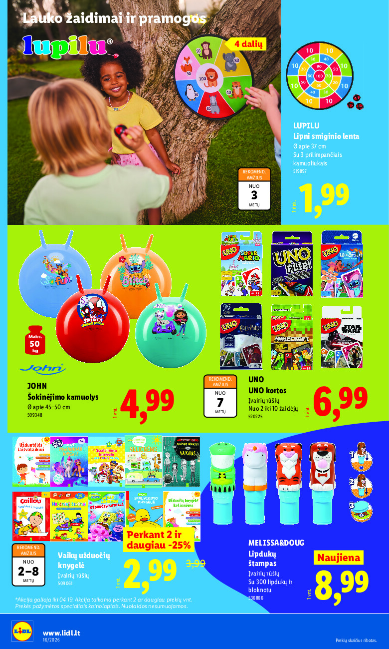lidl - NE MAISTO PREKIŲ PASIŪLYMAI (2026-04-13 - 2026-04-19) - page: 22