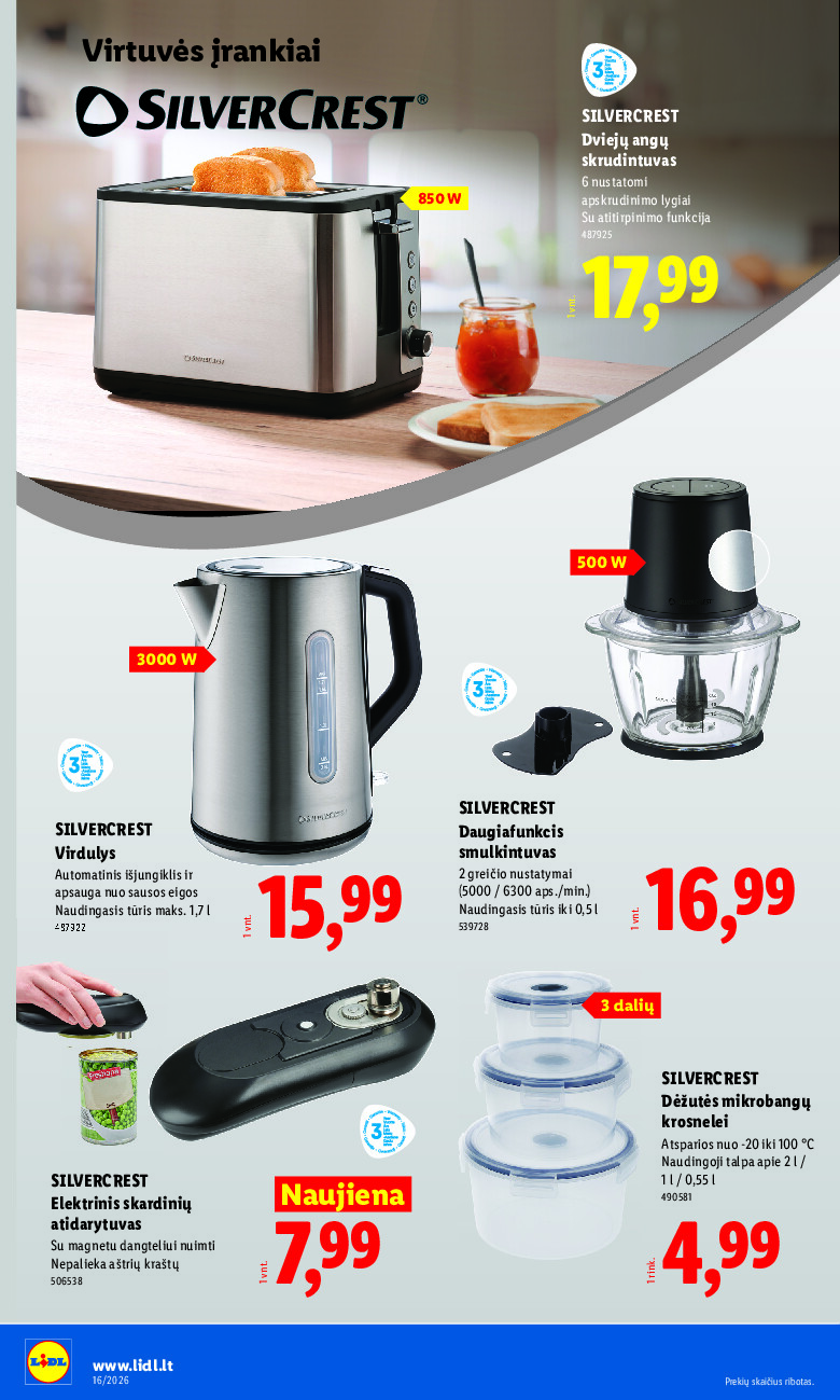 lidl - NE MAISTO PREKIŲ PASIŪLYMAI (2026-04-13 - 2026-04-19) - page: 4