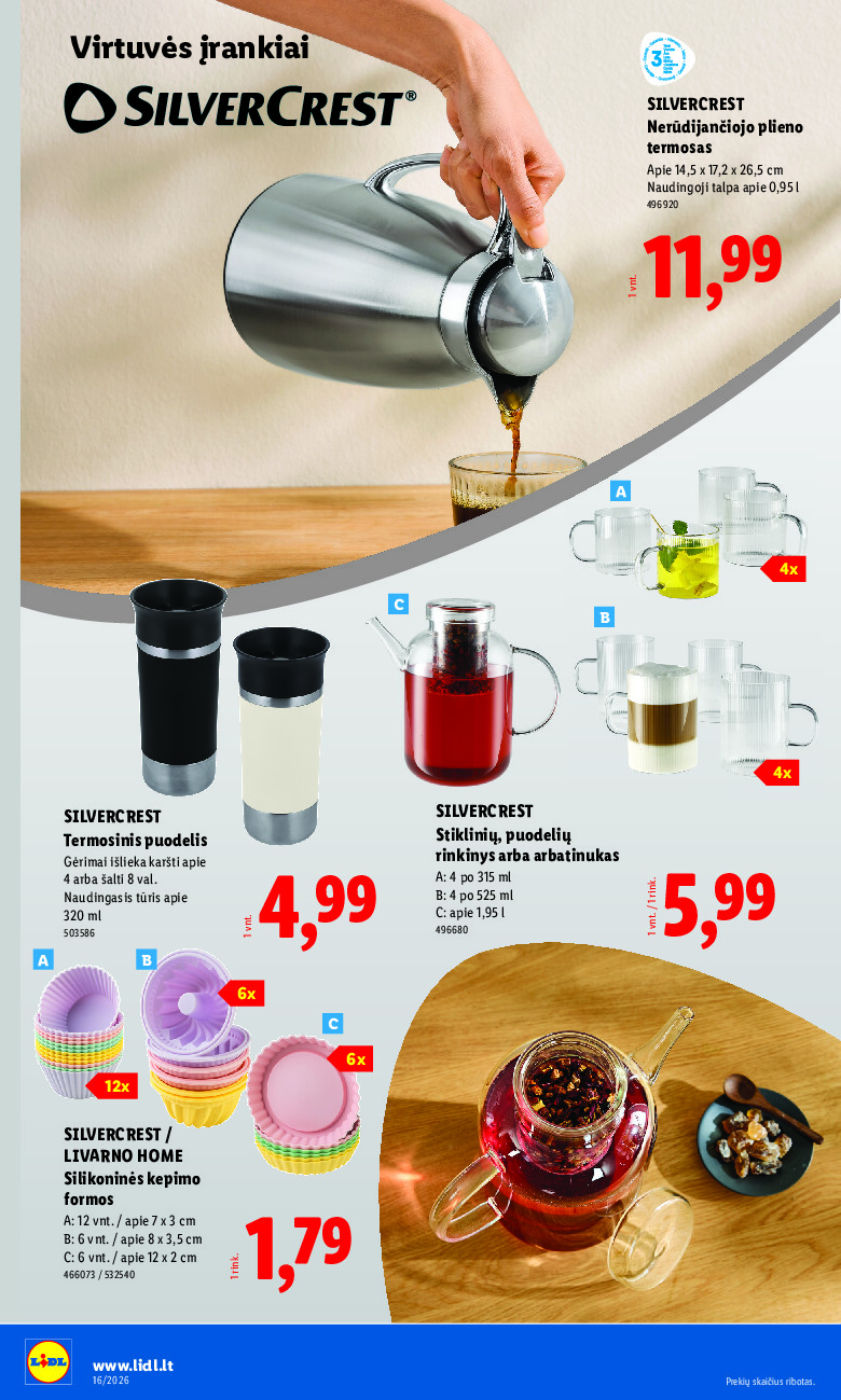 lidl - NE MAISTO PREKIŲ PASIŪLYMAI (2026-04-13 - 2026-04-19) - page: 6