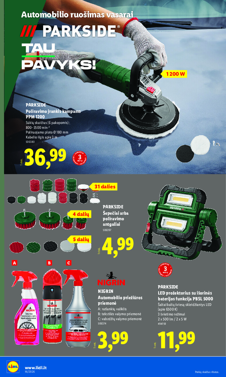 lidl - NE MAISTO PREKIŲ PASIŪLYMAI (2026-04-13 - 2026-04-19) - page: 8