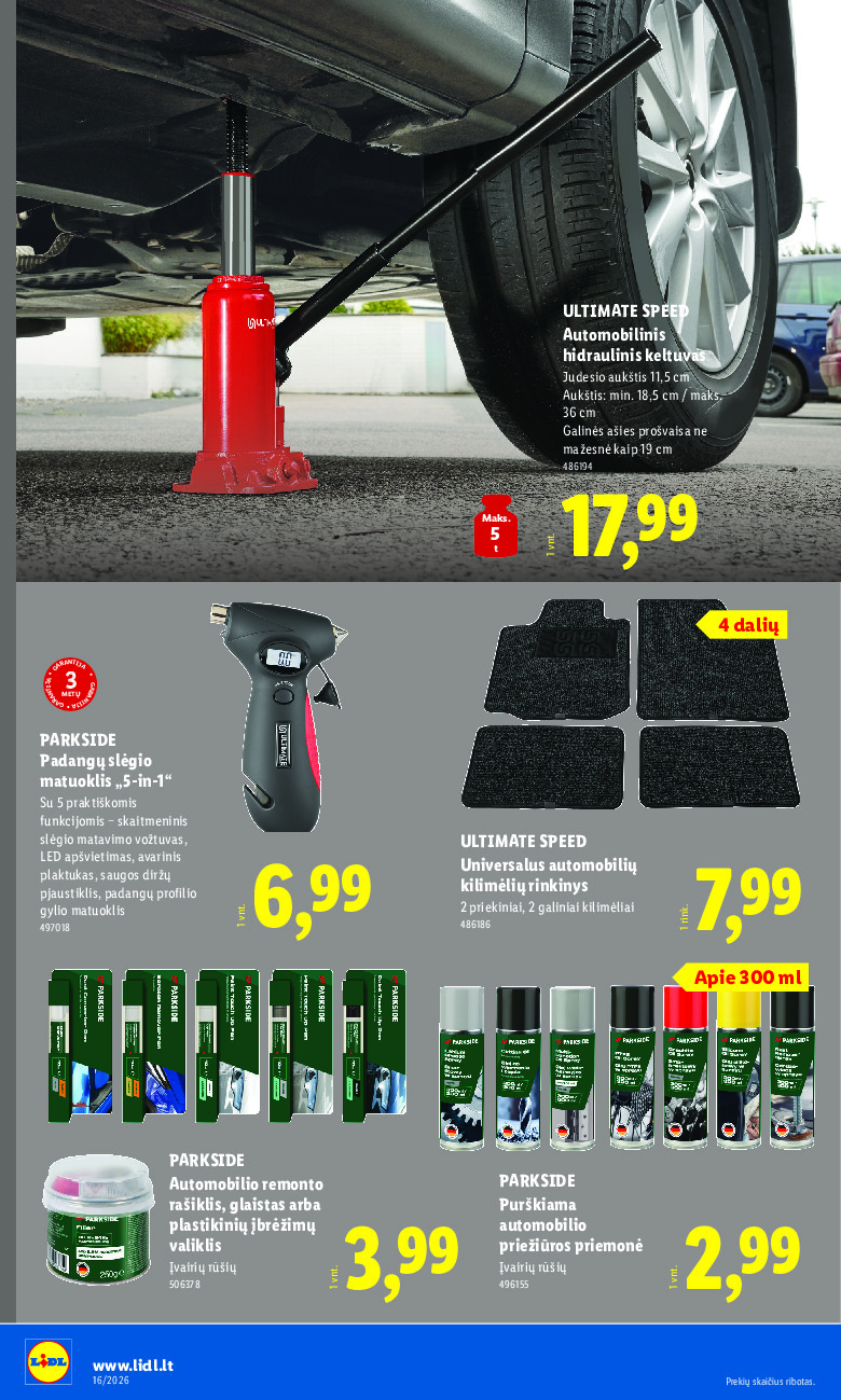 lidl - NE MAISTO PREKIŲ PASIŪLYMAI (2026-04-13 - 2026-04-19) - page: 10