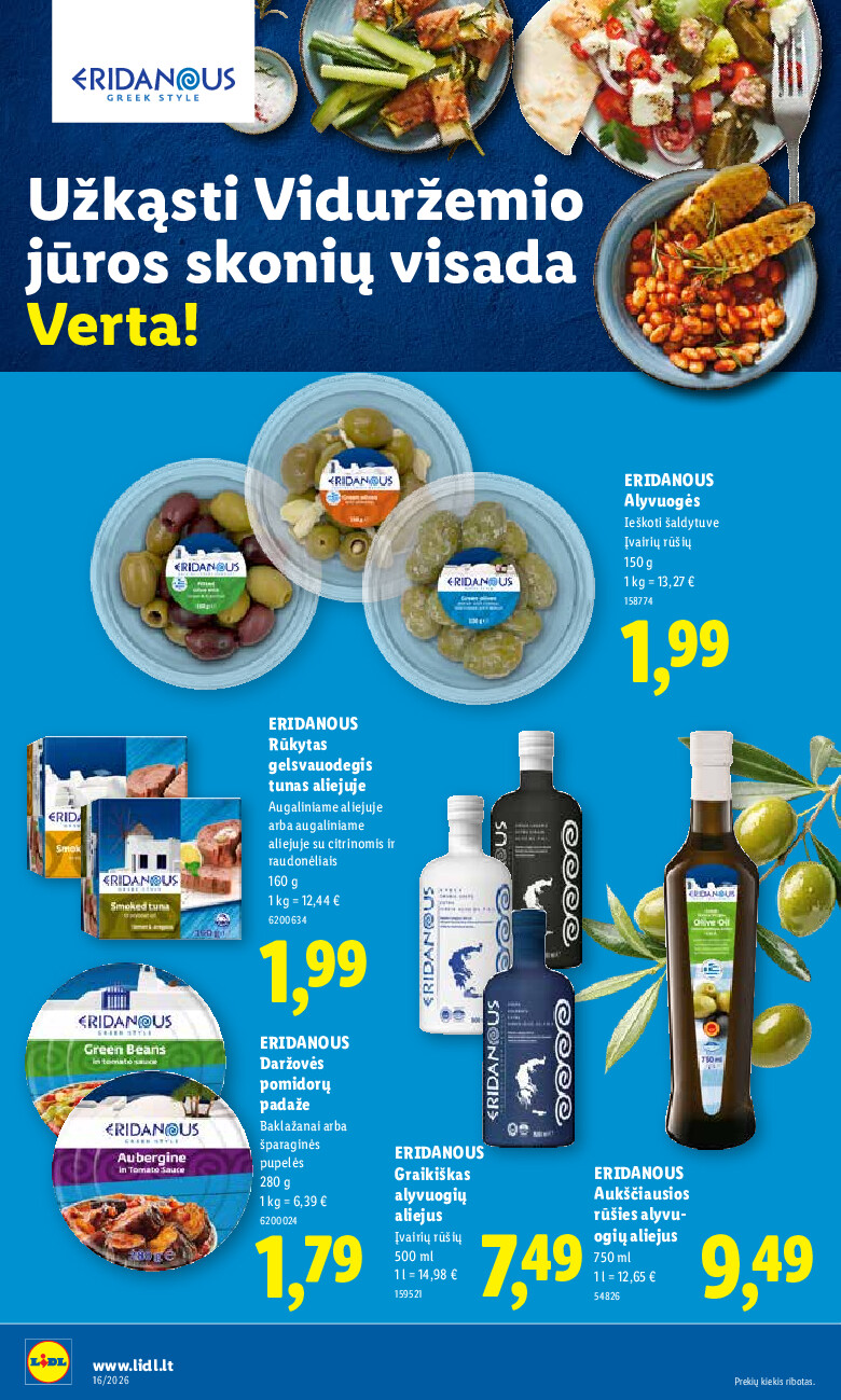 lidl - MAISTO PREKIŲ PASIŪLYMAI (2026-04-13 - 2026-04-19) - page: 12