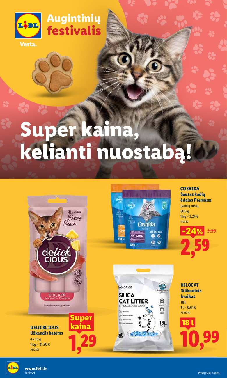 lidl - MAISTO PREKIŲ PASIŪLYMAI (2026-04-13 - 2026-04-19) - page: 30